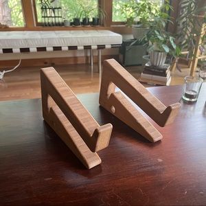 Bamboo laptop stand, handmade!